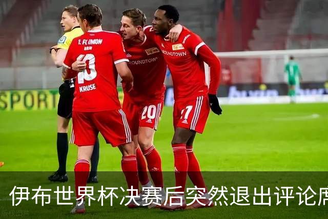 伊布世界杯决赛后突然退出评论席，亲口放话：第一次也是最后一次